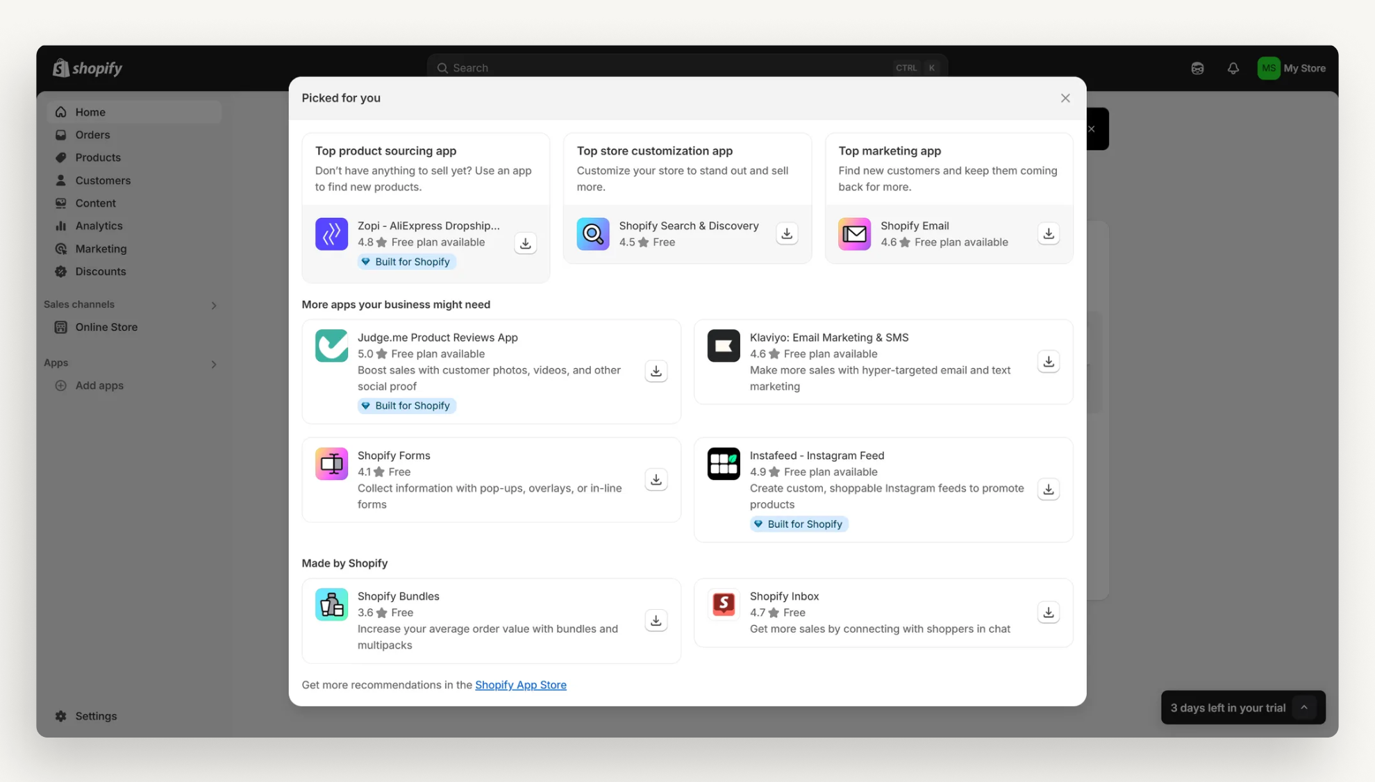 Add apps