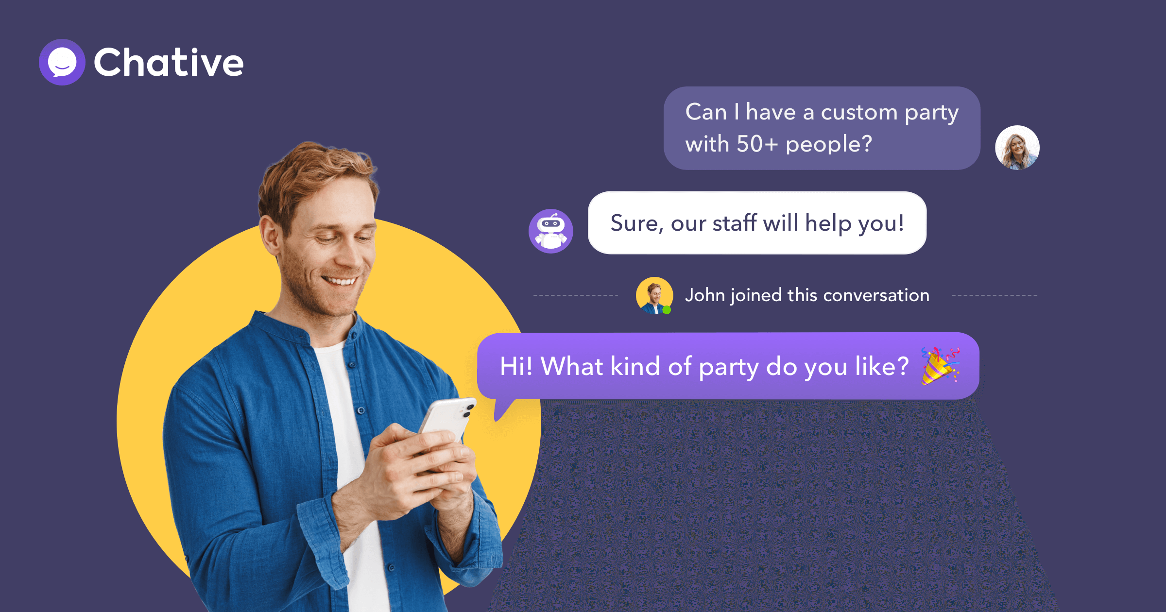 Chative | Engage Customers Online with Live Chat & Chatbots