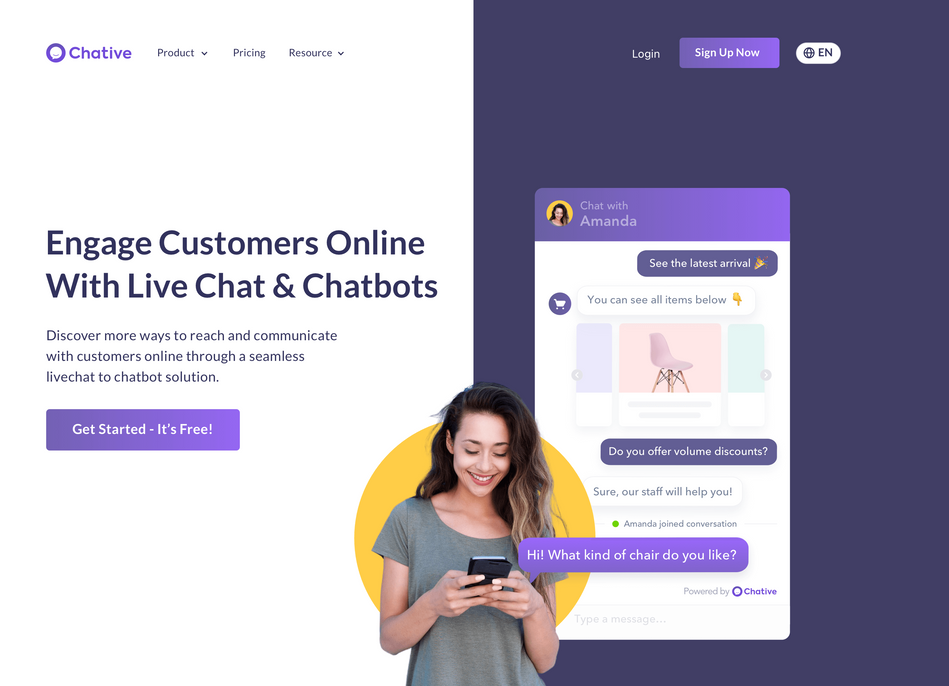 innovate-customer-engagement-by-live-chat-with-Chative