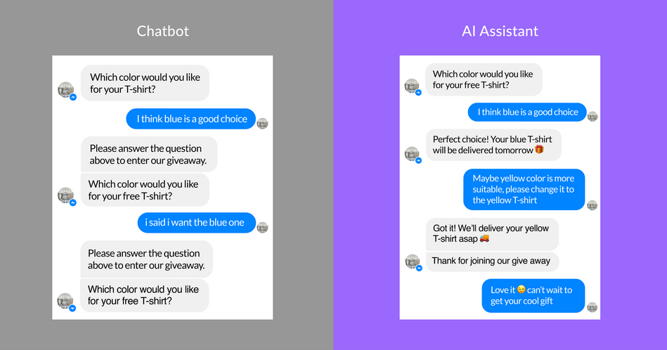 chatbot vs AI