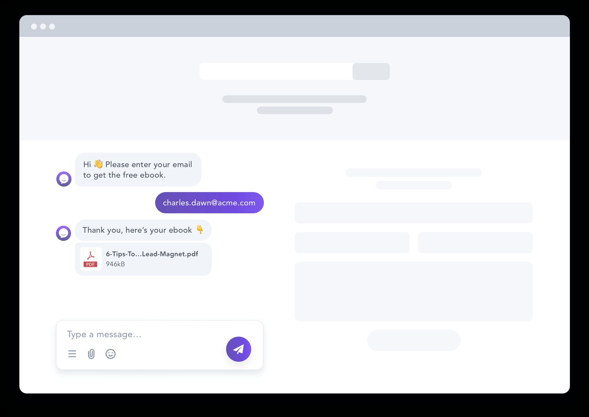Chat dạng biểu mẫu