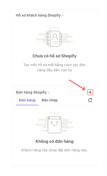 Cập nhật hồ sơ khách hàng Shopify