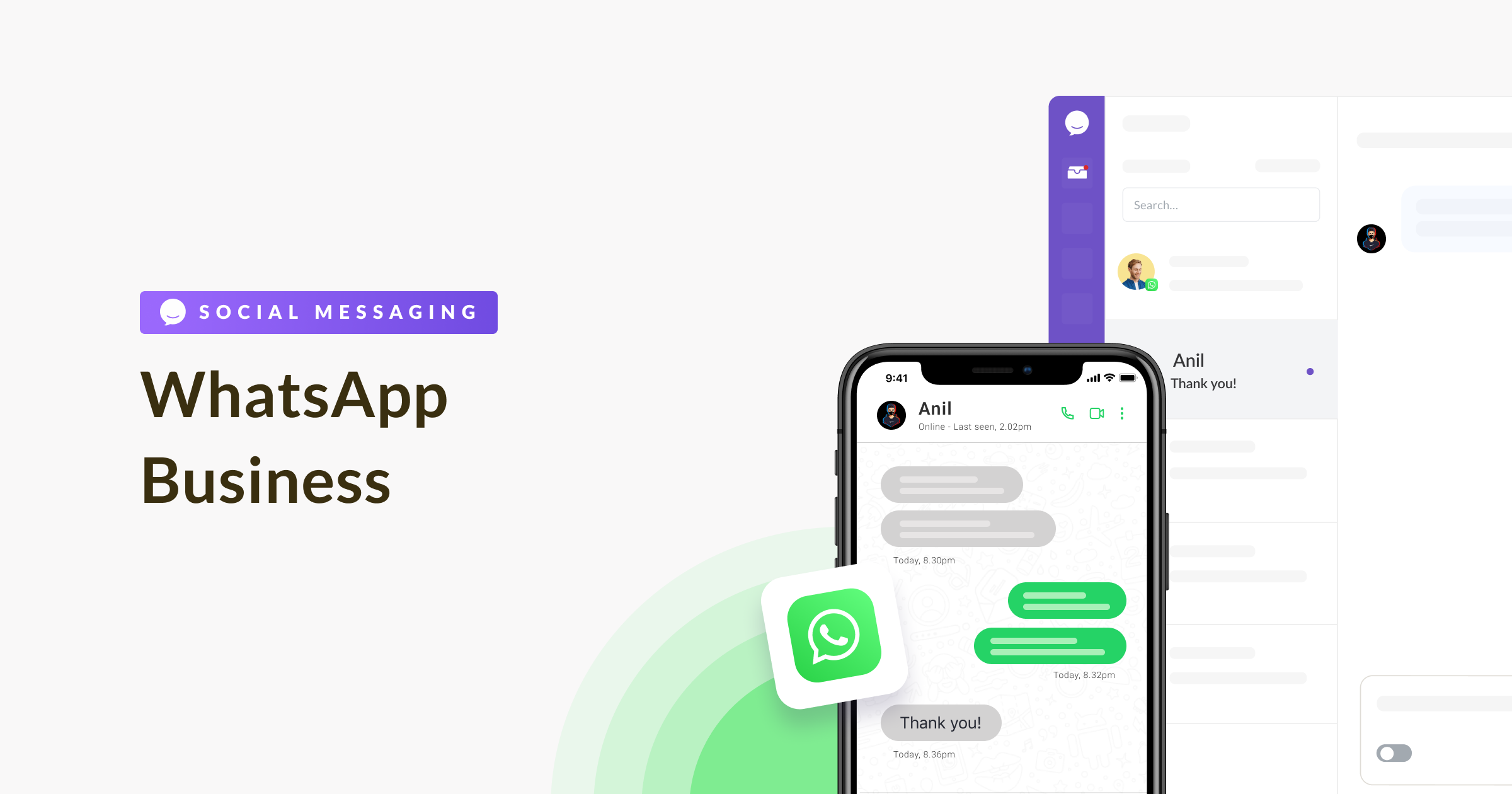 Giao diện WhatsApp Business